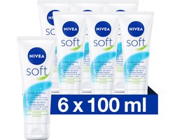 6x Nivea Soft Hydraterende Creme Tube 75 ml
