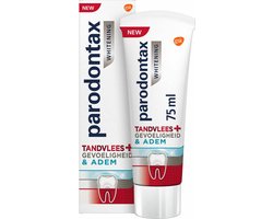 Parodontax - Tandpasta - Tandvlees+Gevoeligheid & Adem - Whitening - 75ml x 6