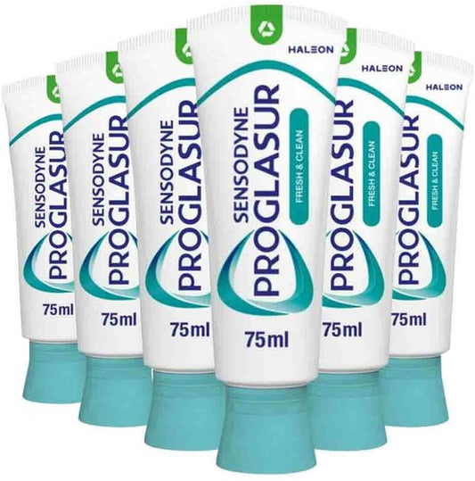 Sensodyne - Tandpasta - Pro Glasur - Fresh & Clean - 75ml x 6