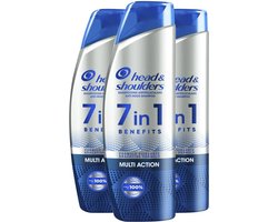3x Head & Shoulders Shampoo 7in1 - Multi Action 225 ml