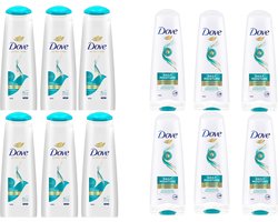 Dove - Daily Moisture - Shampoo 6 x 250ml & Conditioner 6 x 200ml - Voordeelverpakking
