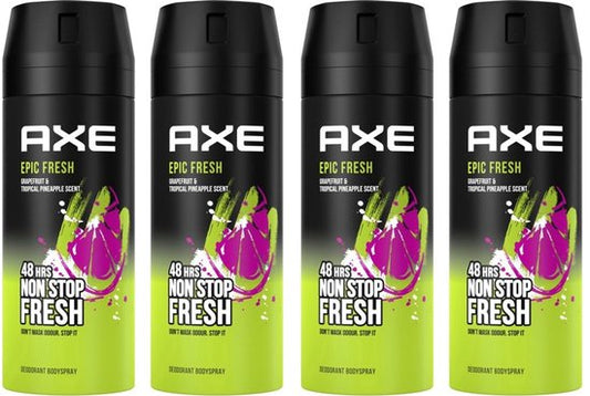 Axe Deodorant Bodyspray Epic Fresh - 4x150ml - Voordeelverpakking