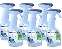 Lenor Febreze Textielverfrisser Spray - VOORDEELVERPAKKING - Anti-Bacterieel - | 6x 500ml | Verwijdert alle bacteriën
