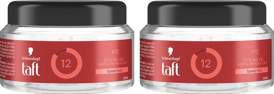 VOORDEEL 2 STUKS Taft Power Haargel Pot – V12 Power
