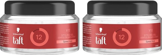 VOORDEEL 2 STUKS Taft Power Haargel Pot – V12 Power