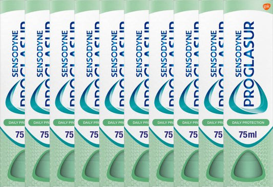 Sensodyne - Tandpasta - Pro Glasur - Daily Protection - 75ml x 10