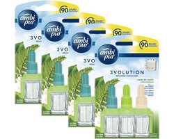 Ambi Pur Luchtverfrisser navulling 3Volution Ochtend Dauw 4 x 20 ml (2x2)
