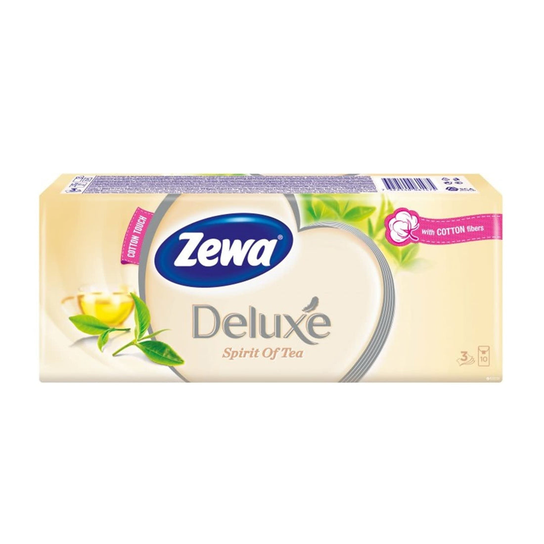 Zewa Deluxe - Zakdoek - Spirit Of Tea - 3 laag - 100st
