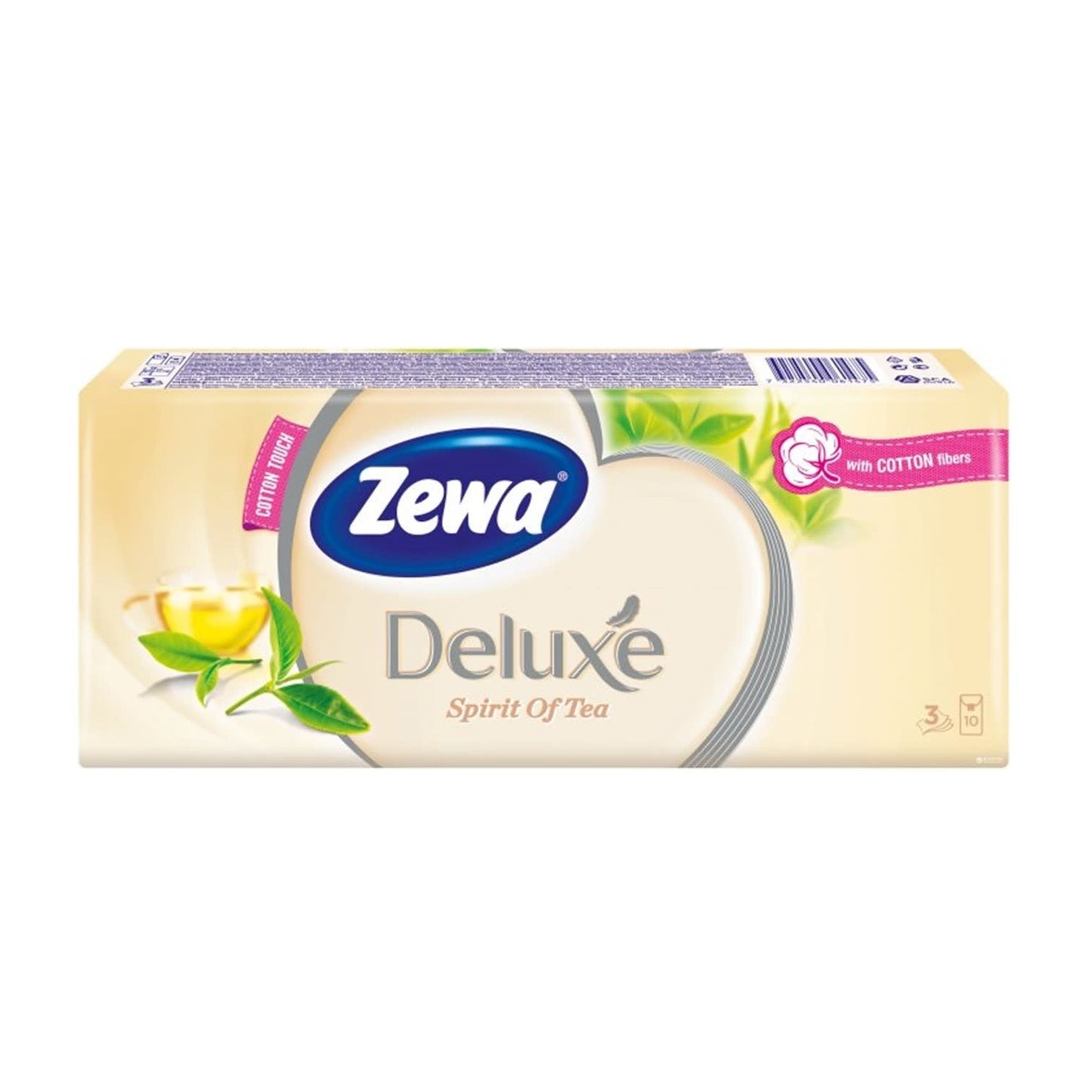 Zewa Deluxe - Zakdoek - Spirit Of Tea - 3 laag - 100st