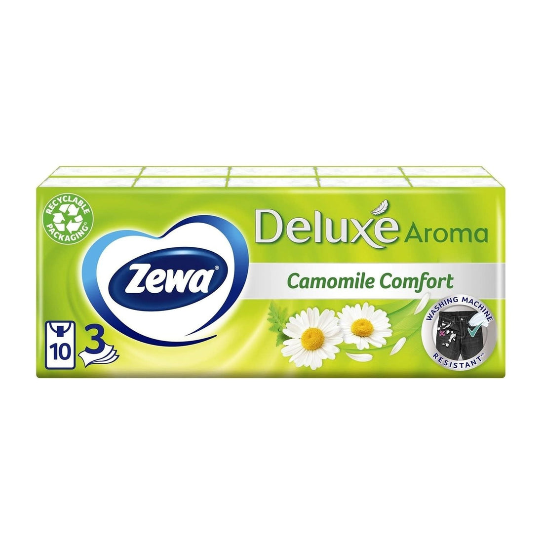 Zewa Deluxe - Zakdoek - Camomile Comfort - 3 laag - 100st