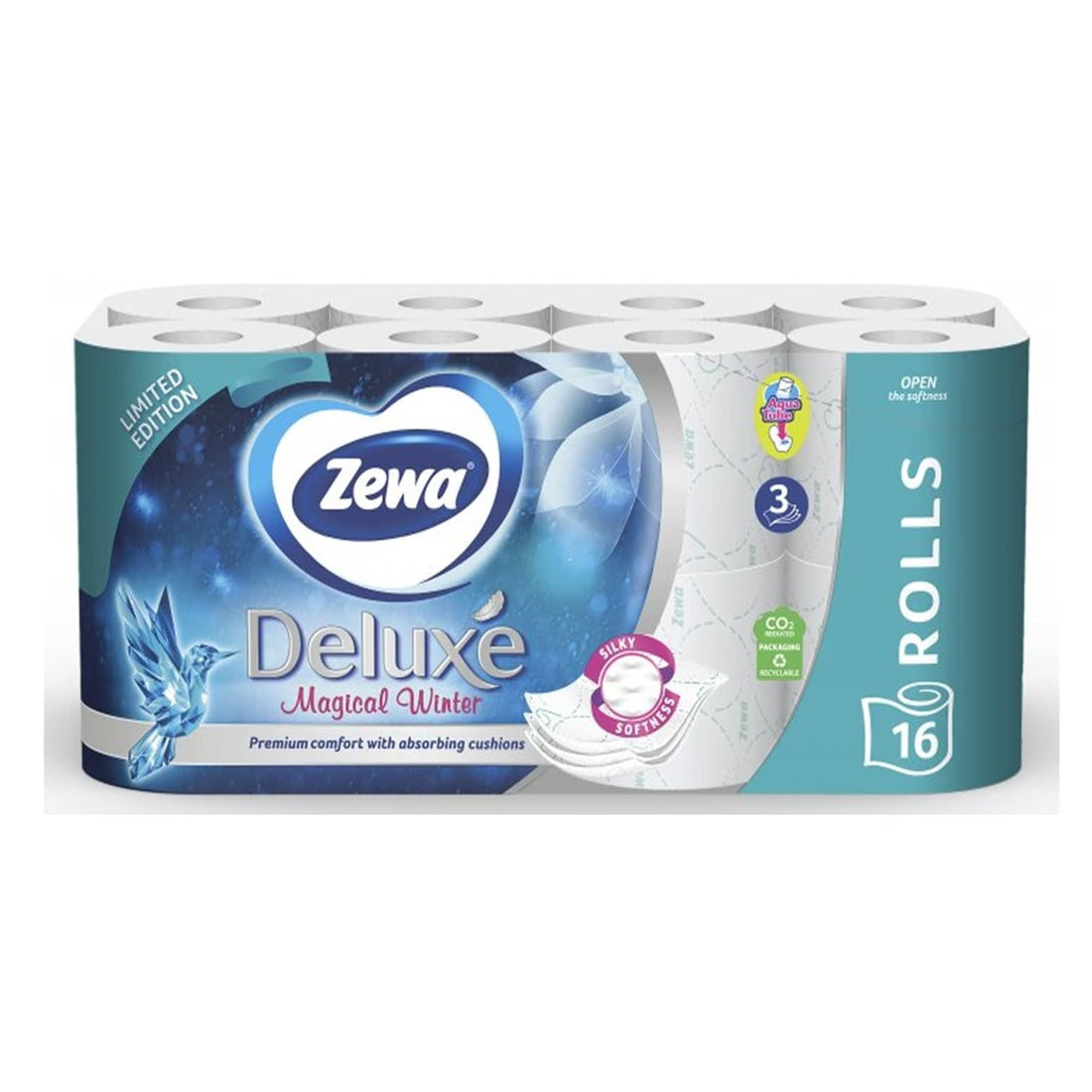 Zewa Deluxe - Toiletpapier - Magical Winter - 3 laag - 150 vellen - 16 rollen