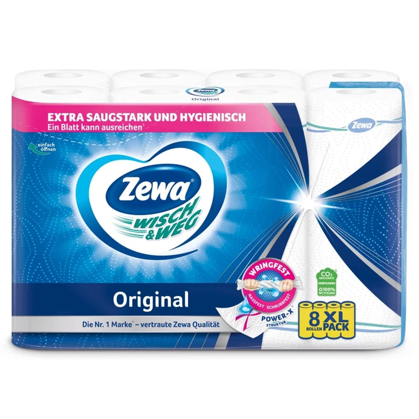 Zewa - Keukenrol - Wisch & Weg - Original - 8 Rollen