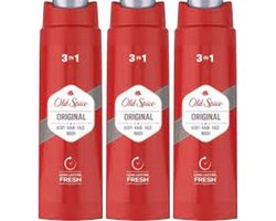 Old Spice 3in1 Douchegel - Original - 3 x 250 ml - NIEUW - Body / Hair / Face