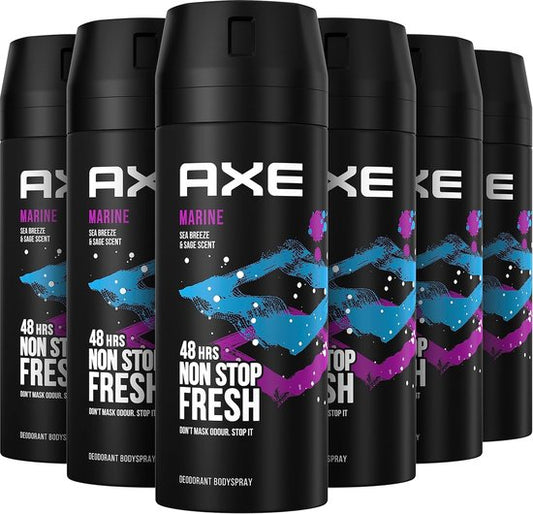 AXE Deodorant / Bodyspray Marine - JUMBOPAK - 12 x 150 ml