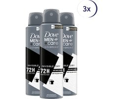 Dove Men+Care Deodorant Spray Invisible Dry - Voordeelverpakking 3 x 150 ml