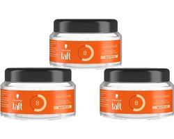 Taft Power Haargel Pot – Maxx Power 8 - Voordeelverpakking 3 x 250 ml