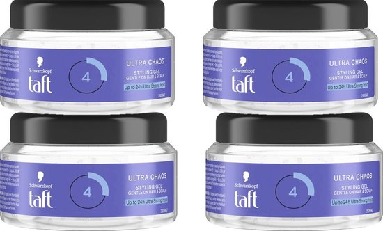 Taft Chaos Gel Level 4 - Voordeelverpakking 4 x 200 ml