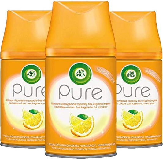 Air Wick FreshMatic Navullingen - Mediterranean Sun - Voordeelverpakking 3 x 250 ml