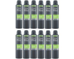 Dove Men+Care - Deodorant - Spray - Extra Fresh - 150ml x 12