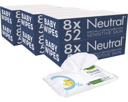 Neutral - Baby Billendoekjes - 48 x 52 = 2496 stuks - 0% Parfum
