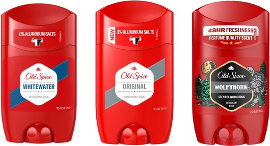 Old Spice deo stick mix Original, Whitewater, Wolfthorn- Deodorant - 50 ml