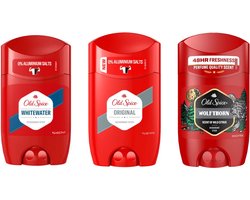Old Spice deo stick mix Original, Whitewater, Wolfthorn- Deodorant - 50 ml