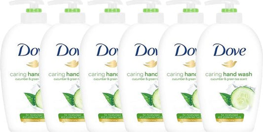 Dove - Handzeep - komkommer en groene thee - 6 x 250ml - voordeelverpakking