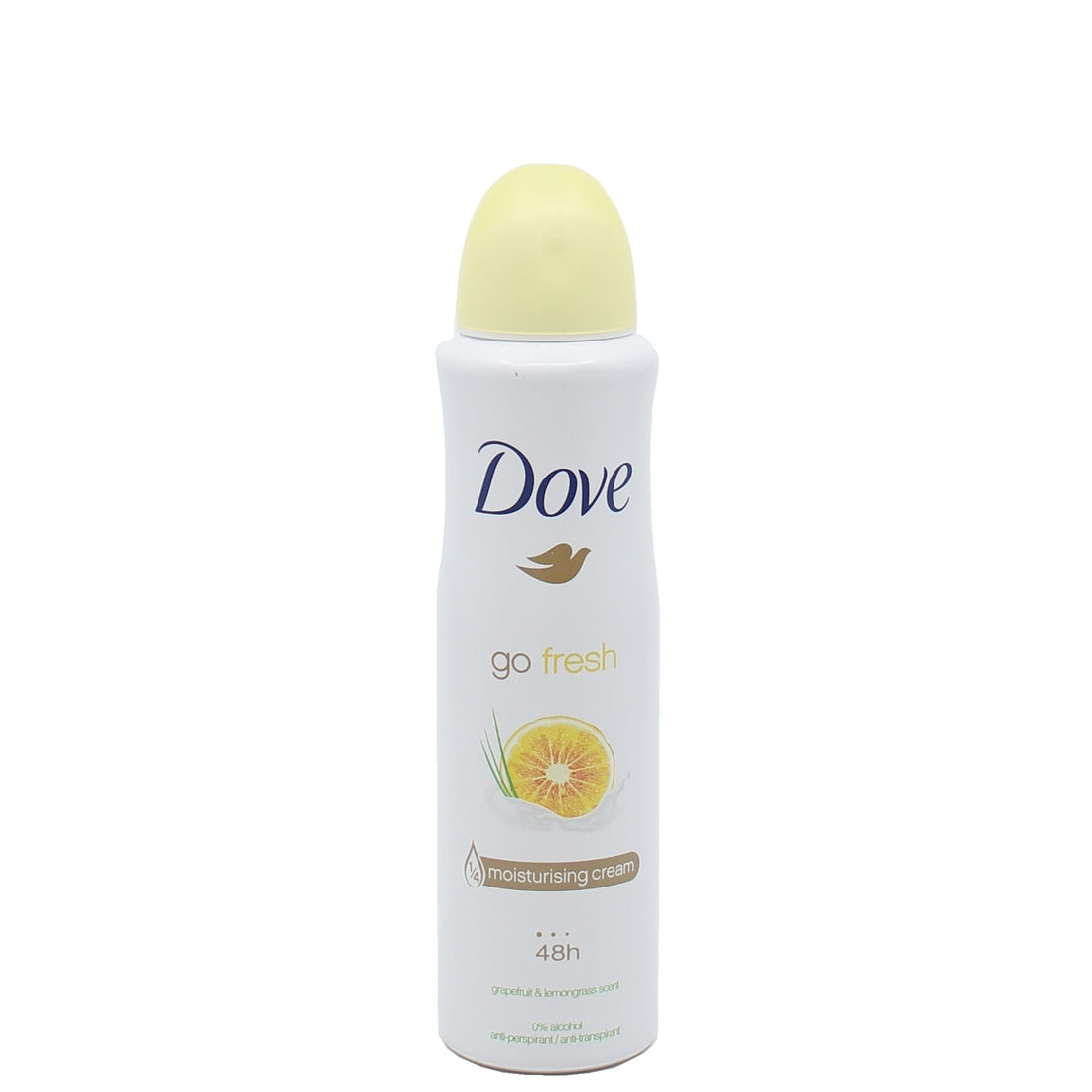 Dove - Deodorant - Spray - Go Fresh - Grapefruit & Lemongrass Scent - 150ml
