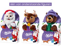 Milka Knuffel  Kerstfeest Beste Chocoladegeschenk  96g (Hert)