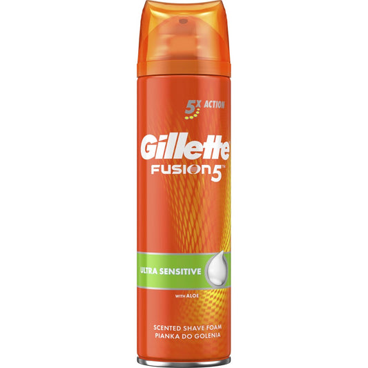 Gillette Fusion5 - Scheerschuim - Ultra Sensitive - Aloe - 250ml