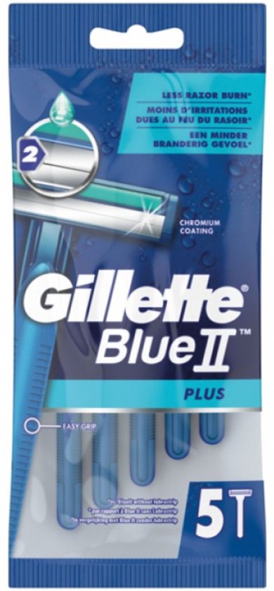 Scheermesjes Gillette Blue Ii Plus 5 Stuks