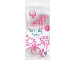 Gillette Simply Venus - Basic Wegwerpmesjes - 5 Stuks