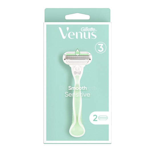 Gillette Venus - Scheermesjes - 3 Messen - Smooth - Sensitive - 2 Stuks