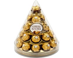 Ferrero Rocher piramide - luxe kerst chocolade met hazelnoot - 350gr