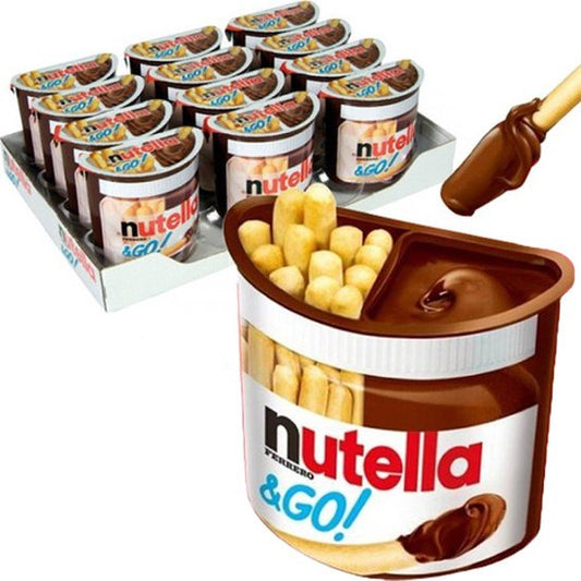 Nutella & Go - hazelnootpasta met brooddippers - 12 stuks