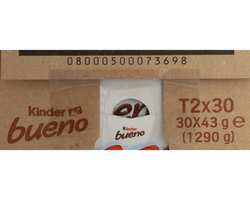 Kinder Bueno Original - Chocolade - Grootverpakking - 30 x 2 stuks