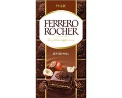 Ferrero Rocher Chocolade Reep Melk 90 gr