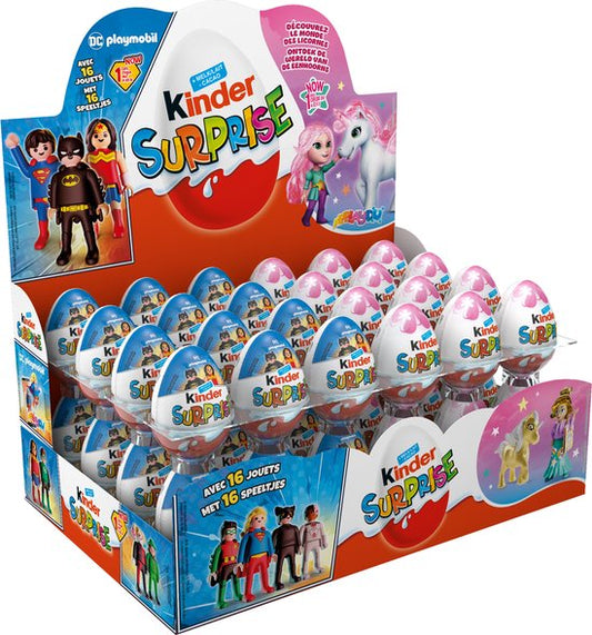 Kinder Surprise Meisjes Eenhoors en Jongens DC Comics 48 stuks