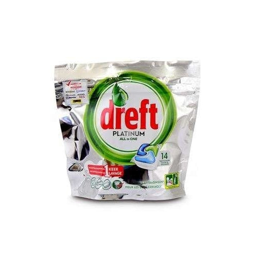 Dreft Platinum - Vaatwas - Pods - 14 Stuks