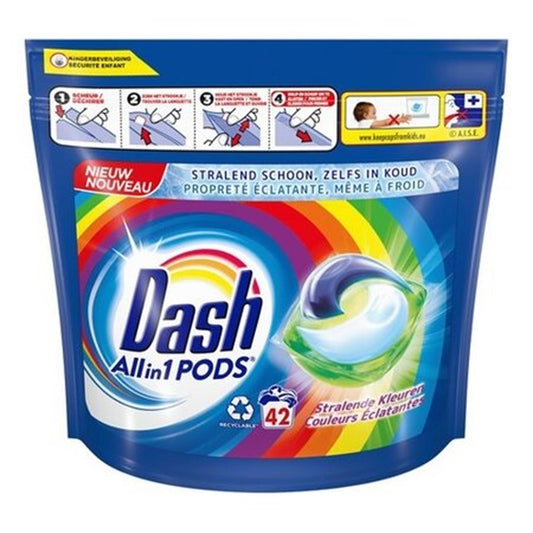 Dash - Wasmiddel - Pods - Allin1 - Stralende Kleuren - 42Wb/999.6g