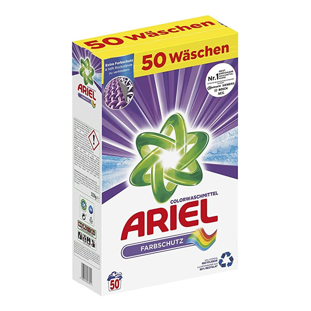 Ariel - Wasmiddel - Waspoeder - Color - Color Protection - 50Wb/3250g
