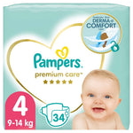 Pampers Premium Care - Luiers - Size 4 - 9-14kg - 34 Stuks