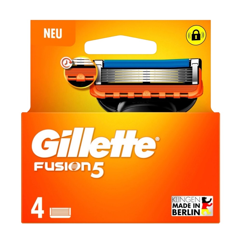 Gillette Fusion5 - Scheermesjes - 5 Messen - 4 Stuks