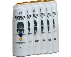 Pantene Pro-V Anti-Roos 3 in 1 Shampoo Voordeelverpakking 6x400 ml