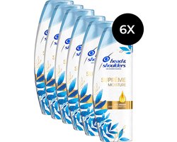Head & Shoulders Suprême Moisture Shampoo - 6x 400 ml (voor droog haar)