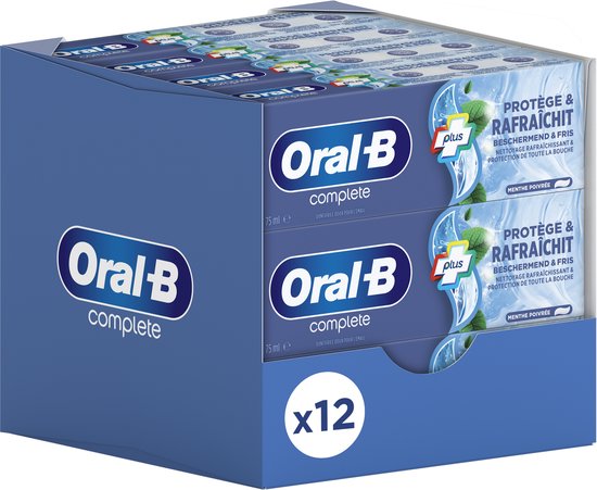 Oral-B Complete Plus - Protect & Fresh - Tandpasta - Voordeelverpakking 12 x 75 ml