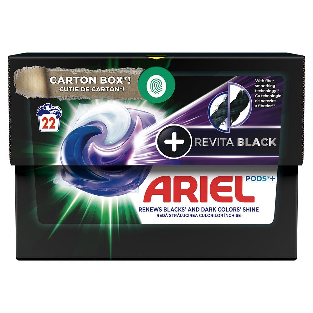 Ariel - Wasmiddel - Pods - Revita Black + - 22Wb/468.6g