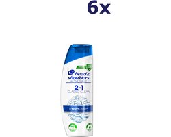 6x Head & Shoulders Shampoo 250ml Classic Clean