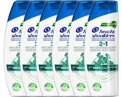Head & Shoulders Jeukende Hoofdhuid 2in1 - Anti-roos Shampoo & Conditioner - Tot 100% Roosvrij - Voordeelverpakking 6 x 270 ml