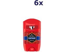 6x Old Spice Captain Deodorant Stick 50ml